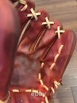 Gant de baseball Mizuno Pro d’occasion 11,5' pour l’infield, rouge, édition limitée Flagship Shop Japon