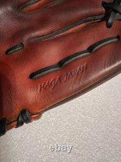 Gant de baseball Mizuno Pro en cuir pour infield Japon Web remplacé en bon état