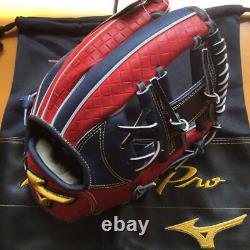 Gant de baseball Mizuno Pro modèle limité BSS pour joueur de champ intérieur avec toile en forme de H
