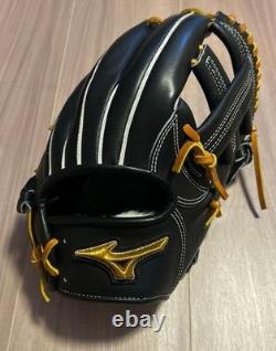 Gant de baseball Mizuno Pro neuf 11,5 pouces pour champ intérieur noir 1AJGR28023