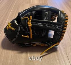 Gant de baseball Mizuno Pro neuf 11,5 pouces pour champ intérieur noir 1AJGR28023