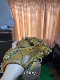 Gant de baseball Mizuno Pro pour joueur de champ intérieur en cuir, d’occasion, excellent état
