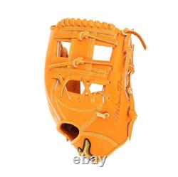 Gant de baseball Mizuno Pro taille 9 pour l'infériorité, droitier, orange HAGA Japon NEUF.