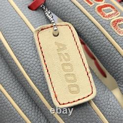 Gant de baseball NWT Wilson A2000 Pro Stock 1785 11,75 Superskin en cuir pour infield RHT NEUF