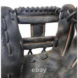 Gant de baseball Rawlings HOH Hardball pour joueur de champ intérieur, droitier, en cuir, rare, d’occasion