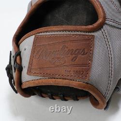 Gant de baseball Rawlings HOH Pro Excel Jeans GR5FHJB88 12,5 pouces infield RHT ML Gray 2025 Neuf