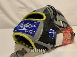 Gant de baseball Rawlings Heart of the Hide 11,75 pouces pour joueur de champ intérieur RHT Nouveau PRO205-6GRSS