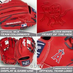 Gant de baseball Rawlings Heart of the Hide Los Angeles Angels MLB 11.5 pour l'intérieur