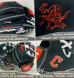 Gant de baseball Rawlings Heart of the Hide MLB Cleveland Guardians 11,5 pouces pour infield