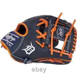 Gant de baseball Rawlings Heart of the Hide MLB Detroit Tigers 11,5 pouces pour infield