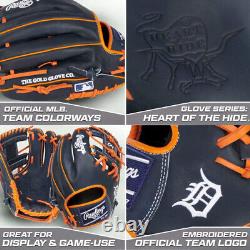 Gant de baseball Rawlings Heart of the Hide MLB Detroit Tigers 11.5 pouces pour l'intérieur