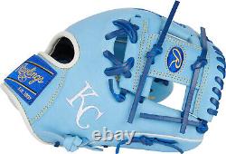 Gant de baseball Rawlings Heart of the Hide MLB Kansas City Royals 11.5 pouces pour l'interieur