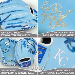 Gant de baseball Rawlings Heart of the Hide MLB Kansas City Royals 11.5 pouces pour l'interieur