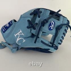 Gant de baseball Rawlings Heart of the Hide MLB Kansas City Royals 11,5 pouces pour le champ intérieur
