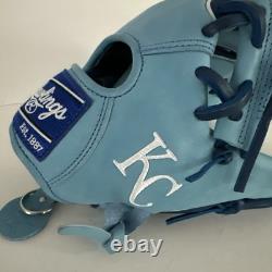 Gant de baseball Rawlings Heart of the Hide MLB Kansas City Royals 11,5 pouces pour le champ intérieur