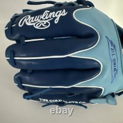 Gant de baseball Rawlings Heart of the Hide MLB Kansas City Royals 11,5 pouces pour le champ intérieur