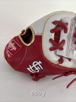 Gant de baseball Rawlings Heart of the Hide MLB St. Louis Cardinals 11,5 pouces pour infield
