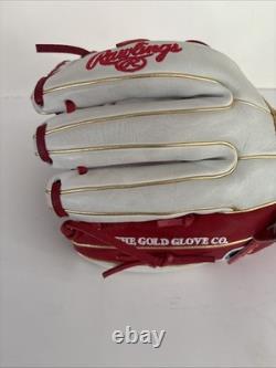 Gant de baseball Rawlings Heart of the Hide MLB St. Louis Cardinals 11,5 pouces pour infield