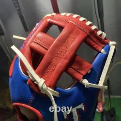 Gant de baseball Rawlings Heart of the Hide Texas Rangers MLB 11,5 pouces pour joueur de champ intérieur, droitier (RHT)