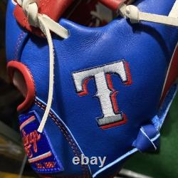Gant de baseball Rawlings Heart of the Hide Texas Rangers MLB 11,5 pouces pour joueur de champ intérieur, droitier (RHT)