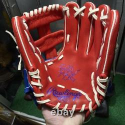 Gant de baseball Rawlings Heart of the Hide Texas Rangers MLB 11,5 pouces pour joueur de champ intérieur, droitier (RHT)