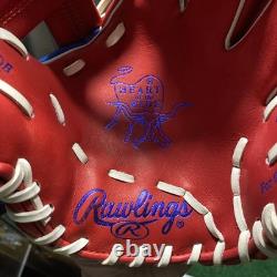 Gant de baseball Rawlings Heart of the Hide Texas Rangers MLB 11,5 pouces pour joueur de champ intérieur, droitier (RHT)