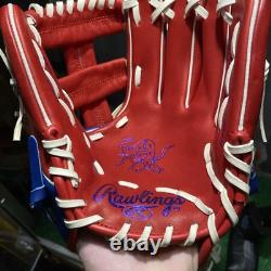 Gant de baseball Rawlings Heart of the Hide Texas Rangers MLB 11,5 pouces pour joueur de champ intérieur, droitier (RHT)