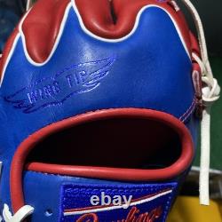 Gant de baseball Rawlings Heart of the Hide Texas Rangers MLB 11,5 pouces pour joueur de champ intérieur, droitier (RHT)