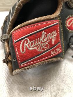 Gant de baseball Rawlings PRO1175DC Heart Of The Hide 11.75 pour joueur de champ intérieur, droitier