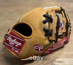 Gant de baseball Rawlings PRO205-2T HOH pour l'intérieur 11,5 pouces RHT modèle Tan