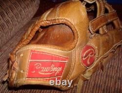 Gant de baseball Rawlings Pro 1.000 rare pour joueur d'intérieur HOH Heart Of The Hide