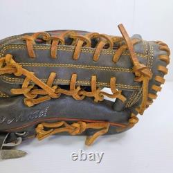 Gant de baseball Rawlings Pro Model pour droitier, cuir noir, d’occasion