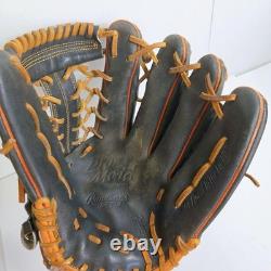 Gant de baseball Rawlings Pro Model pour droitier, cuir noir, d’occasion