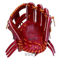 Gant de baseball Rawlings Pro Preferred 11 pouces pour l'intérieur droit en rouge GH9FPRN6X