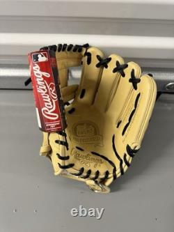 Gant de baseball Rawlings Pro Preferred PROS204-2C 11,5 champ intérieur RHT camel marine
