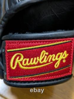 Gant de baseball Rawlings TRAP-EZE Noir pour infielders POUR LE JOUEUR PROFESSIONNEL