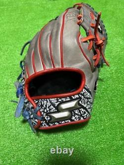Gant de baseball SSK Pro Edge Soft modèle Baez pour joueur d'intérieur, édition limitée, utilisé bk612 JP.