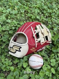 Gant de baseball SSK Z9 Maestro 11.5 Rouge/Chameau Spiral I Web Infield