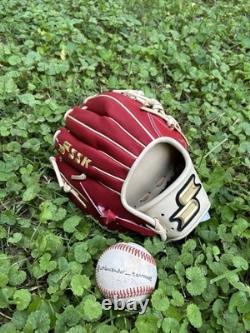 Gant de baseball SSK Z9 Maestro 11.5 Rouge/Chameau Spiral I Web Infield
