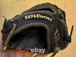 Gant de baseball WILSON a2000 11.25 A2K Pro Stock 1788 DUAL Noir pour infield