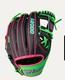 Gant De Baseball Wilson A2000 1786 11,5 Noir/rose/vert Infield Rht