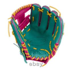 Gant de baseball Wilson A2000 1786 11,5 pouces pour infield Teal/Flaming/Yellow main droite