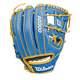 Gant De Baseball Wilson A2000 1786 11.5 Pouces Pour Infield Bleu Ciel Jaune Main Droite