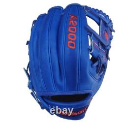 Gant de baseball Wilson A2000 1786 11.5 pouces pour infield bleu royal main droite