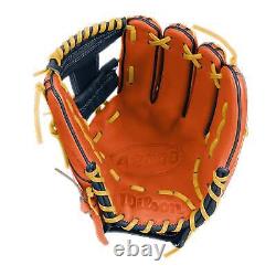 Gant de baseball Wilson A2000 1786 11.5 pouces pour l'intérieur Orange/Marine/Jaune Main droite