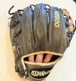 Gant de baseball Wilson A2000 1788-BG 11.25 en cuir Pro Stock RHT