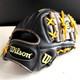 Gant De Baseball Wilson A2000 1788 Pour Infield 11.25 En Cuir Pro Stock Noir Japan