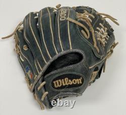 Gant de baseball Wilson A2000 RHT Modèle 1788 Pro Stock Infield Noir / Gris 11,25