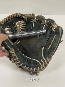 Gant de baseball Wilson A2000 RHT Modèle 1788 Pro Stock Infield Noir / Gris 11,25