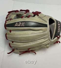 Gant de baseball Wilson A2K 1787 Pro Stock Select 11.75 pour joueur de champ intérieur droit H-Webb EUC